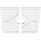 Ekena Millwork Embry Architectural Grde PVC Contemporary Ceiling Medallion, Two Piece, 16"OD x 3"ID x 5 1/2"C x 1"P CMP16EY2-03000 - alternate 3